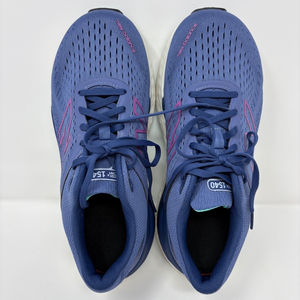New Balance 1540 Women's Size 10D Wide Blue White Running Shoes (W1540NS4) - Picture 5 of 8